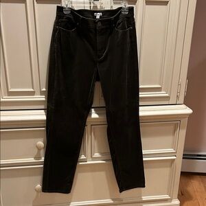 j.Jill Straight-Leg velour pants